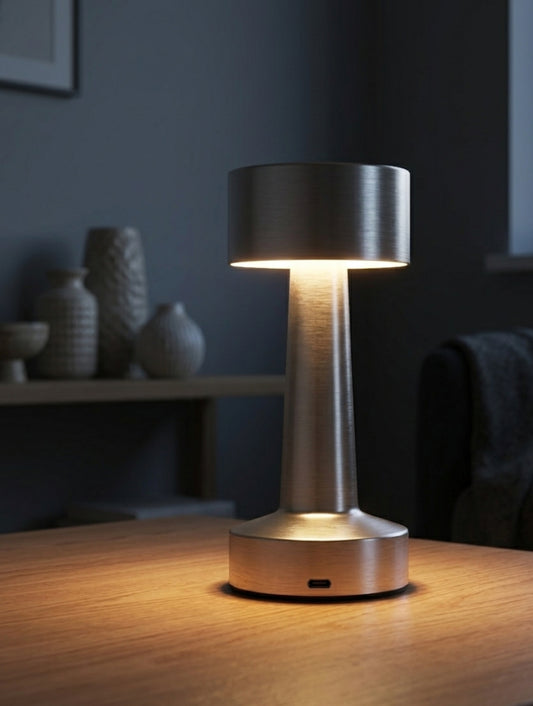 Cordless Touch Table Lamp – Rechargeable, 3 Colours, USB-C Charging